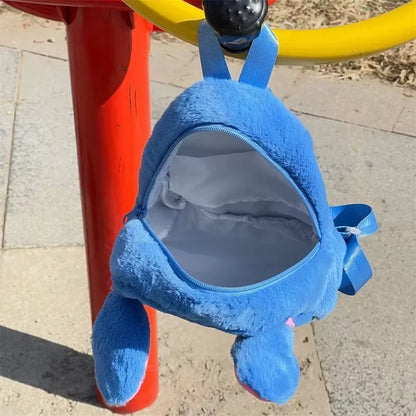 Stitch Plush School Backpack – Large Capacity Animation Bag for Boys & Girls, Perfect for Back to School Season
