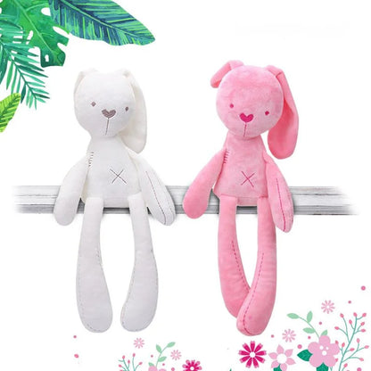Cute Cartoon Plush Rabbit Doll – Kids Toy, Birthday Gift, Baby Stroller Sleeping Partner & Crib Tent Decor Ornament