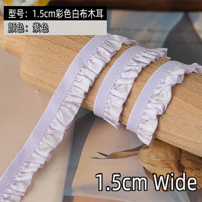 5m Elastic Lace Trim Ribbon for Dress Decoration, DIY Sewing & Crafts