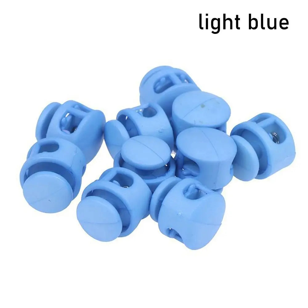 10Pcs Paracord Lanyard Cord Lock Stopper – Spring Toggle Clips for Backpacks, Sportswear, Shoelaces & Bags