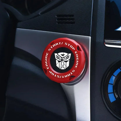 Car One-Key Start/Stop Button Cover – Engine Ignition Protective Sticker for Car & Motorcycle Interior Decoration