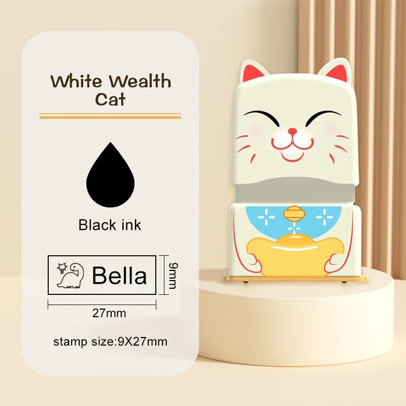 Custom Name Stamp for Kids - Waterproof Washable Personal Label Stamp for Clothes, Socks, School Items & Daily Essentials