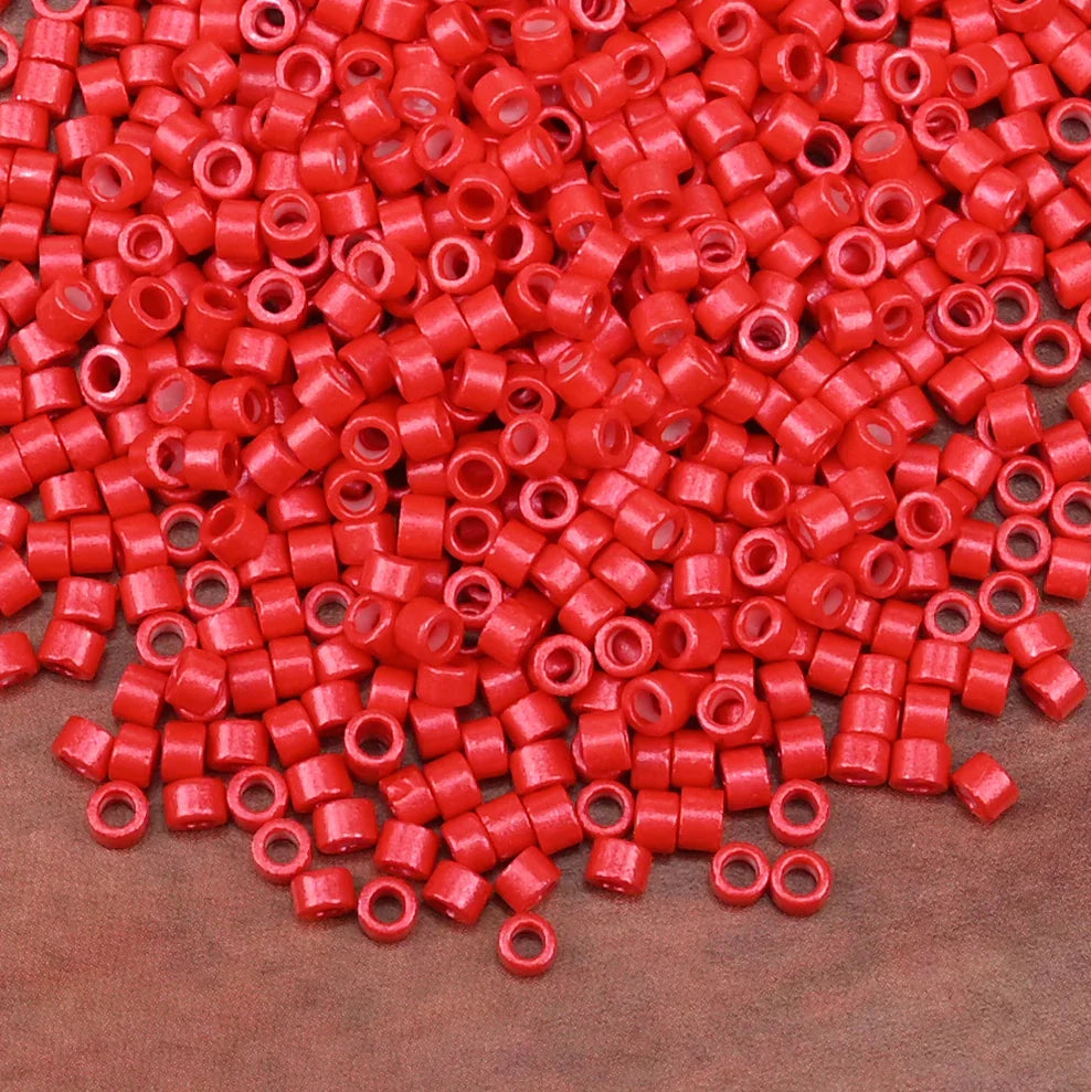 2.5mm Mini Glass Cylinder Beads – Antique Pearl Color Craft Beads for DIY Bracelets & Necklaces Jewelry Making Accessories