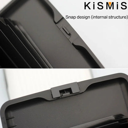 KISMIS RFID Metal Wallet – Business ID & Credit Card Protector for Men & Women, Card Holder with Package Box