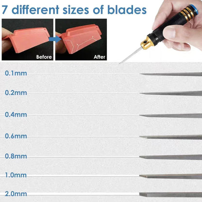 Wear-Resistant Model Carving Scriber Tool Set – Precision Engraving, Cutting & Resin Line Scribing Knife