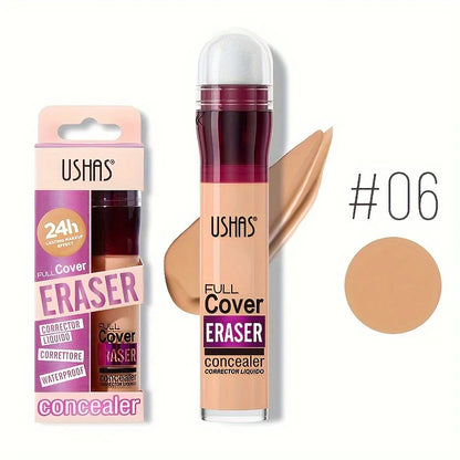 Sponge Head Concealer – Dark Circles, Freckles, Acne & Blemishes Liquid Foundation, Long-Lasting & Moisturizing