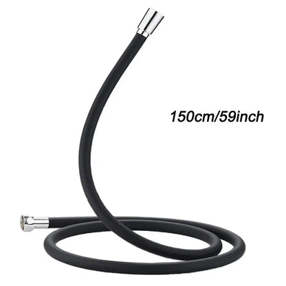 Silicone Flexible Shower Hose 1.5/2/3M – Anti-Winding High Pressure Extension Tube Bathroom Faucet Accessory