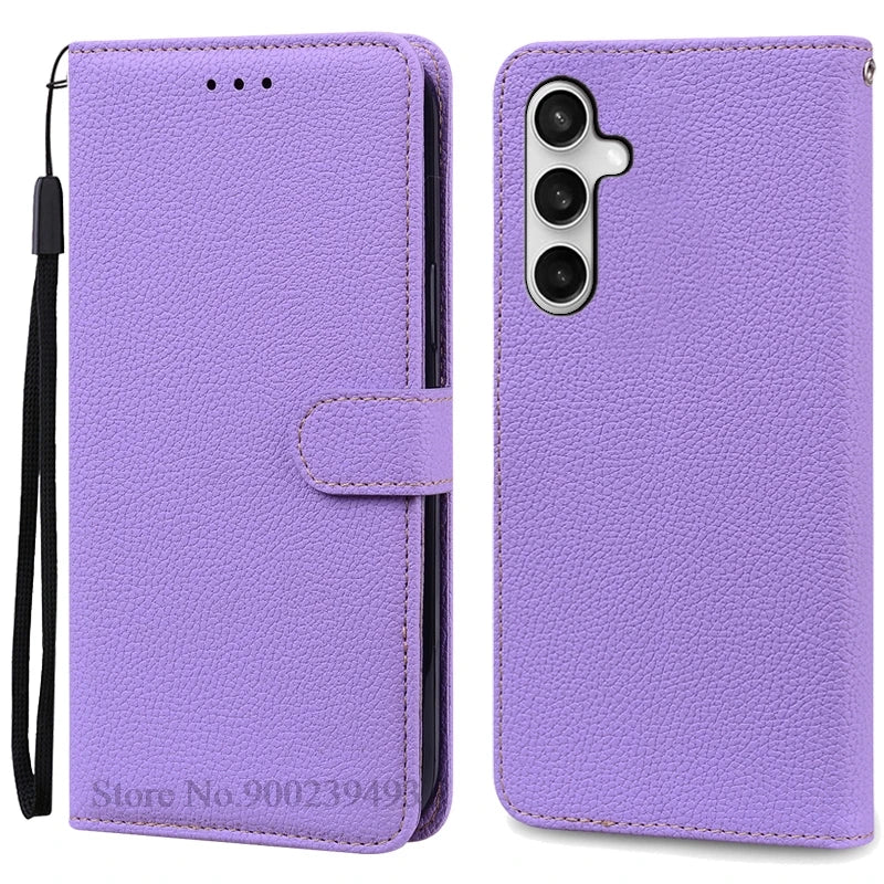 Samsung Galaxy A17 5G Case - Leather Flip Wallet Cover for A175F/A176B 4G & 5G