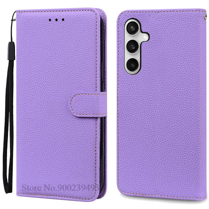 Samsung Galaxy A17 5G Case - Leather Flip Wallet Cover for A175F/A176B 4G & 5G