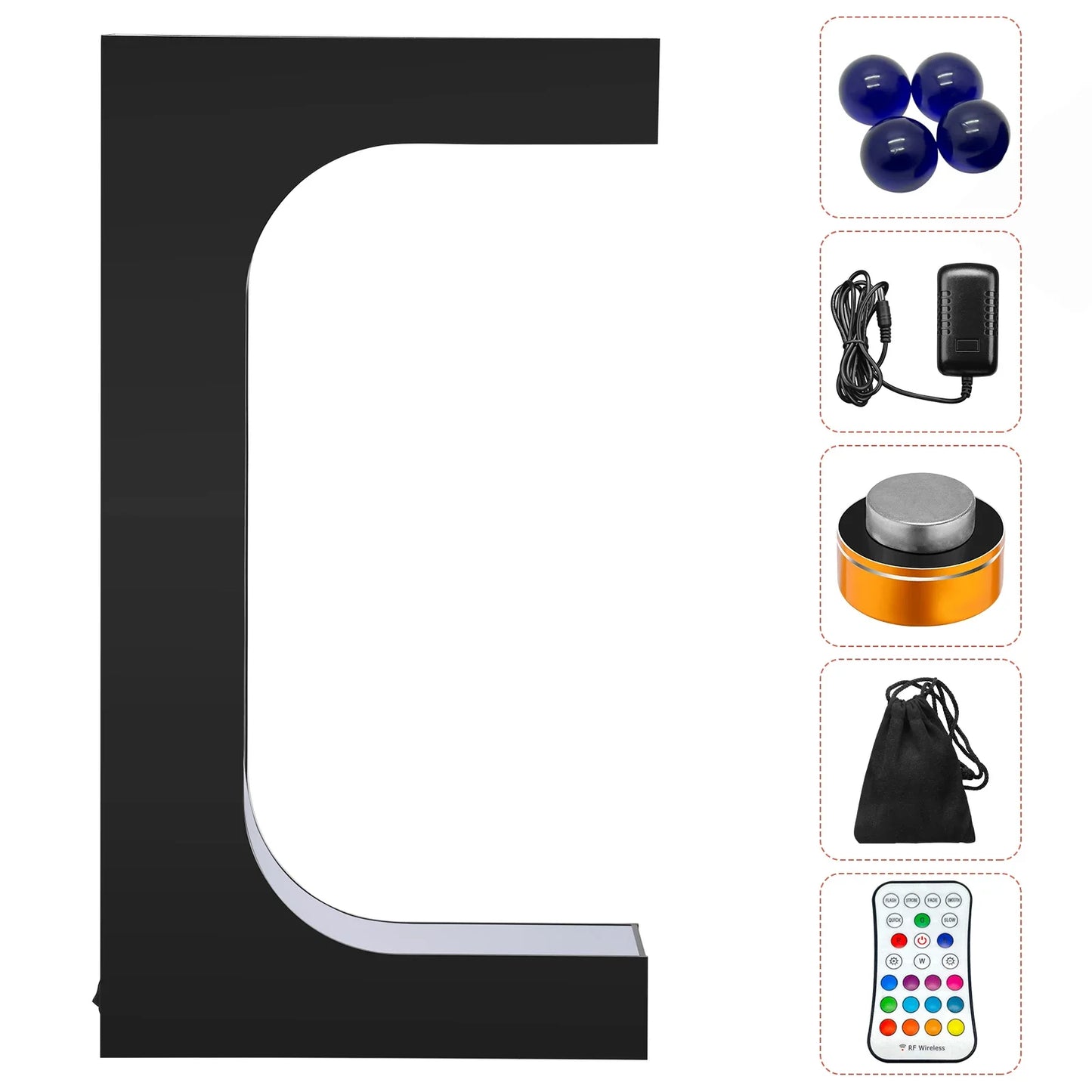 220V Levitating Shoe Display Stand - Magnetic Sneaker Holder for Collectors and Store Windows