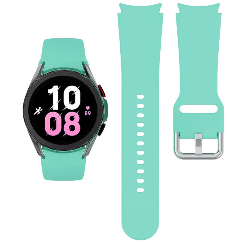 Silicone Replacement Strap for Samsung Galaxy Watch – Sport Bands for Watch 4, 5, 6, 7 (40-47mm)