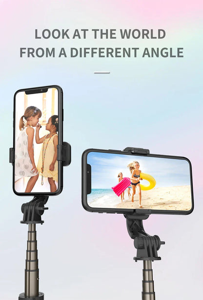 VRIG TP-08 TP-06 Aluminum Alloy Tripod Selfie Stick – 360° Rotatable with Cold Shoe Mount & 1/4" Screw, 1.5kg Load Capacity