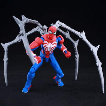 9L3D Lucky13 T13 Action Figures — 3D Printed Deadpool, Wolverine, Batman, Spider-Man & Venom Anime Model Toys, Collectible Gift