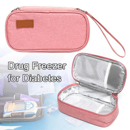 Insulin Cooling Bag for Diabetes – Waterproof Oxford Medical Cooler, Diabetic Pocket Pill Protector & Drug Freezer