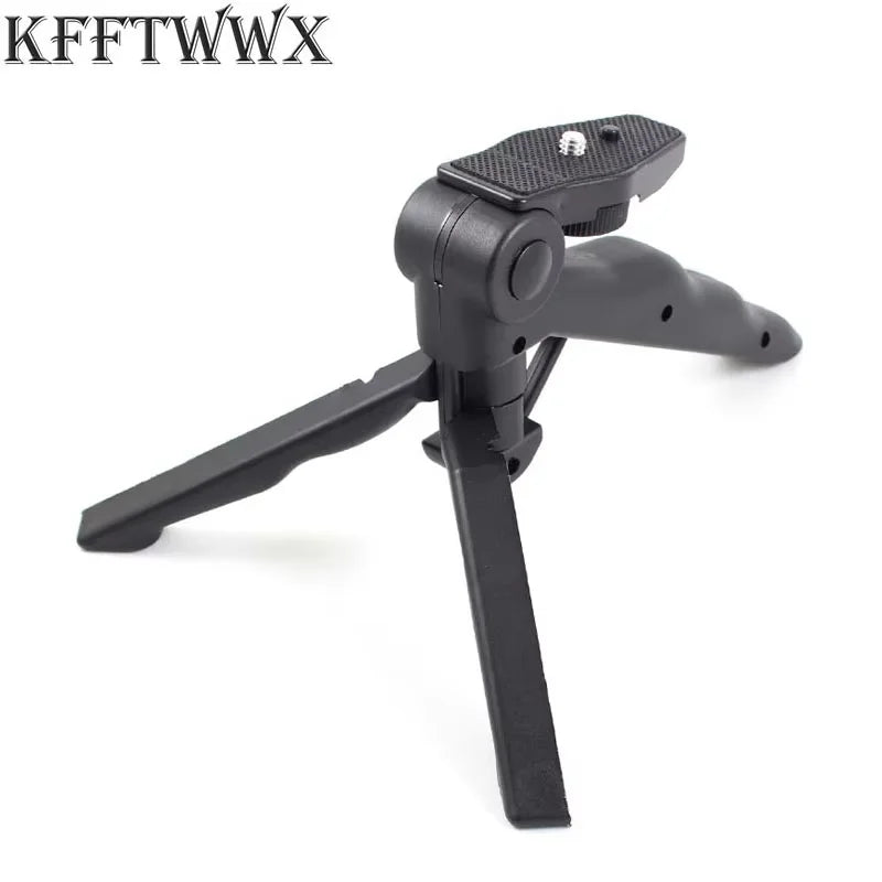 Universal Folding Tripod Stand with Strap for DSLR & Camcorders – Fits Canon Nikon Sony Cameras