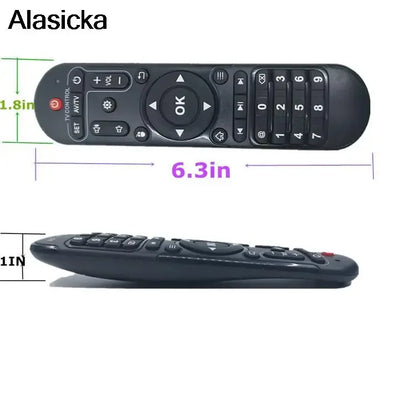 X96 Max Plus Universal TV Box Remote Control – Compatible with X92, X96 Mini, T95, H96, X88, HK1Max Media Player Controller