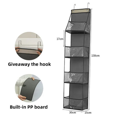Hanging Fabric Storage Bags – Wall-Hung Nursery & Door Closet Organizer