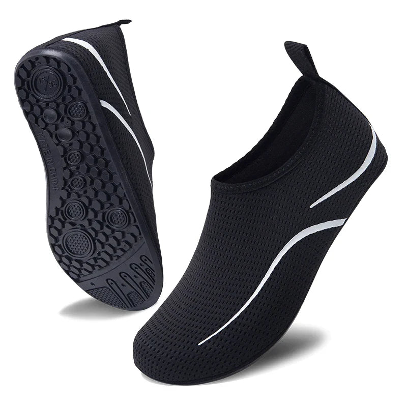 2024 Quick-Drying Aqua Shoes for Men & Women - Lightweight, Anti-Slip, Soft, Flexible Beach Sneakers for Summer