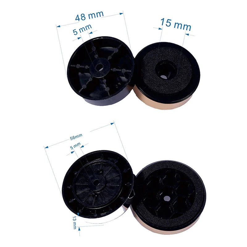 4Pcs Speaker Spikes Stand Feet – Audio Active Speakers Repair Parts, DIY Accessories for Home Theater Sound System