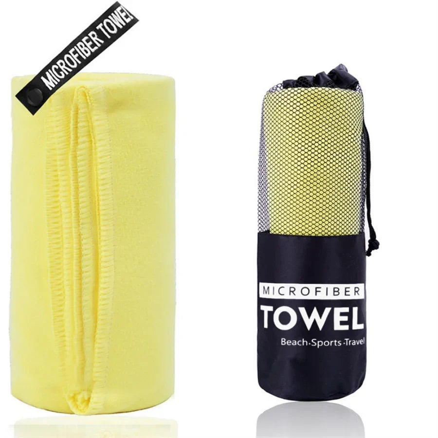 Quick Dry Microfiber Travel Towel – Ultra Absorbent, Super Soft & Compact Sports/Camping Towel for Outdoor Use (1pc)