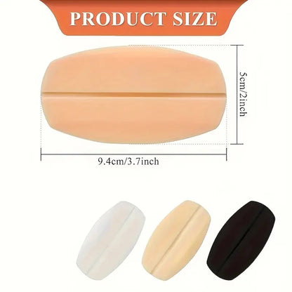 Invisible Silicone Bra Strap Pads - Non-Slip Pressure Relief Cushions (6-Piece Set)