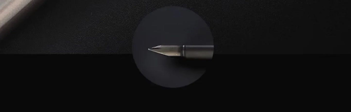 Jinhao 35 Fountain Pen — All-Steel Luxury EF/F Nib for Calligraphy, Writing, Office & School Supplies