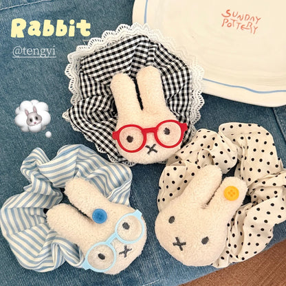 Cute Cartoon Bunny Hair Loop 1/3 Pcs - Sweet Miffy Ponytail Hair Accessory Cosplay Merchandise