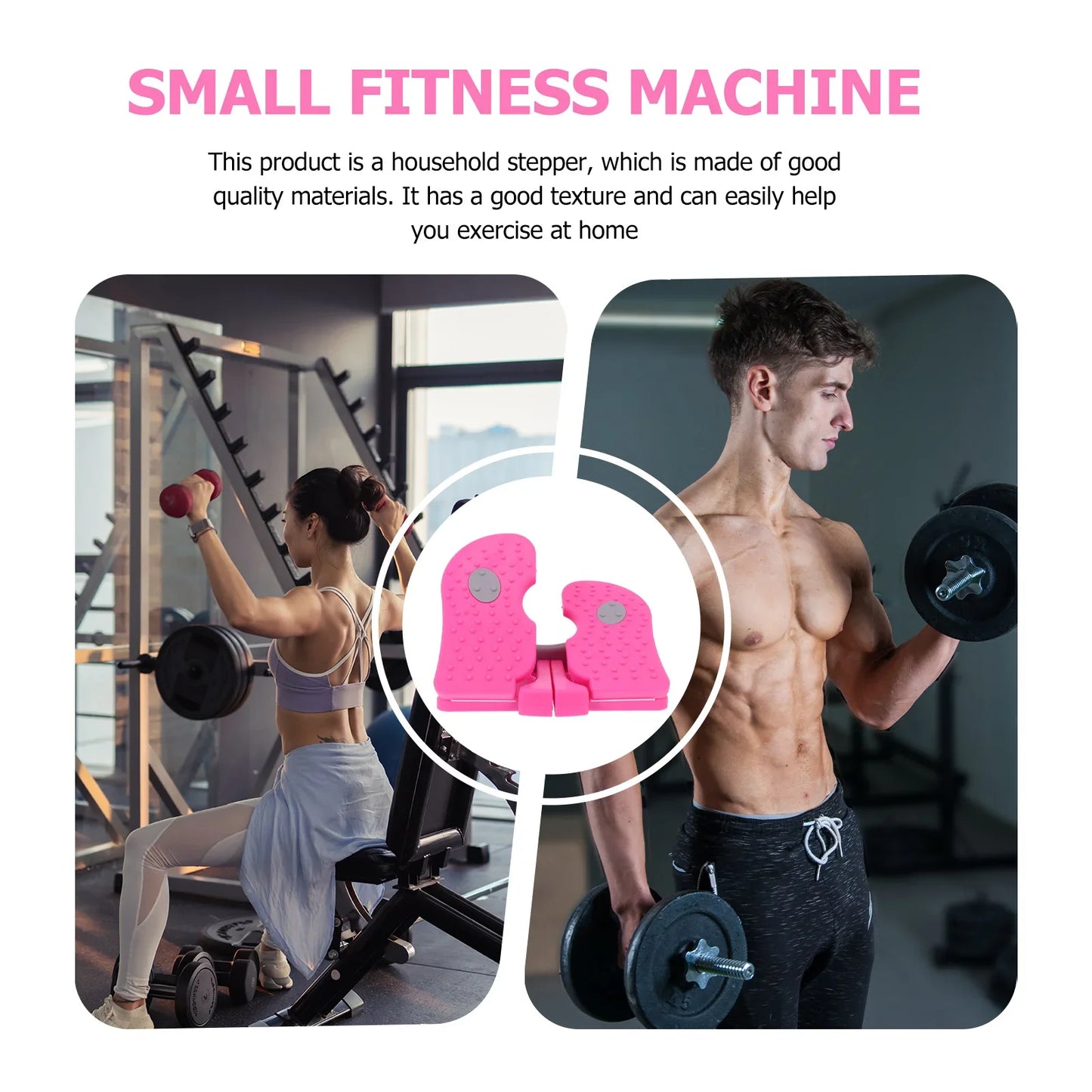Mini Stepper Exercise Machine – Portable Stair Climber with Pedals for Home Fitness & Leg Workout