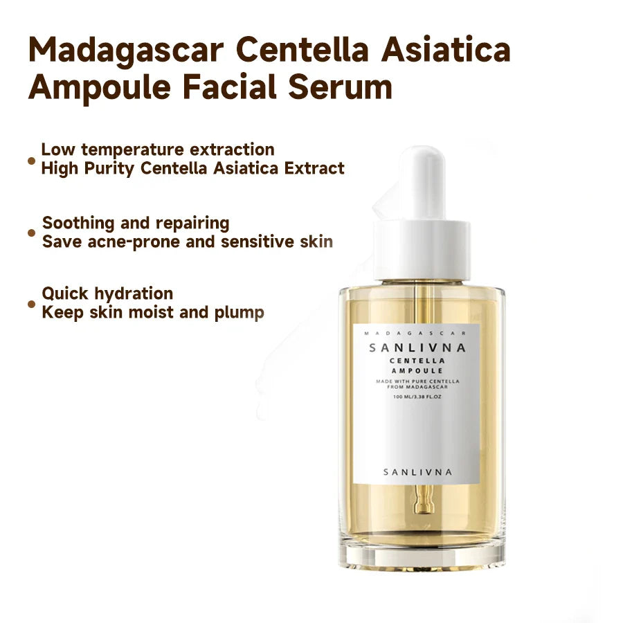 Madagascar Centella Asiatica Ampoule – Moisturizing & Firming Serum for Sensitive Skin