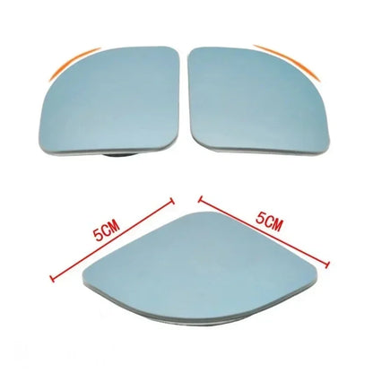 2pcs Car Blind Spot Mirrors - 360° Adjustable HD Wide Angle Frameless Rearview Auxiliary Round Mirrors