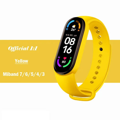 Silicone Strap for Xiaomi Mi Band 3-7 NFC – Sport Replacement Wristband Bracelet