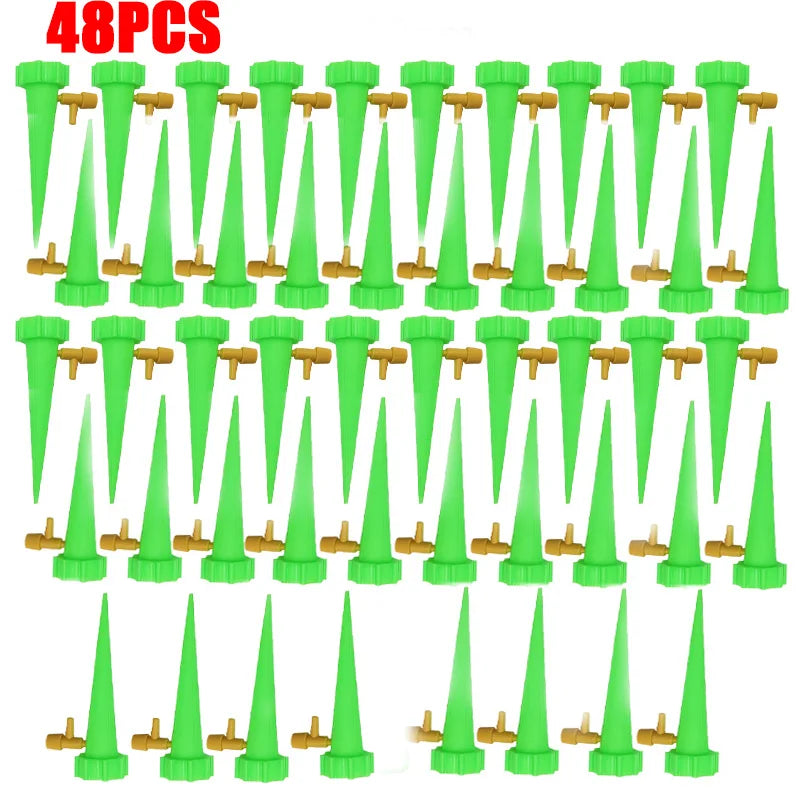 Automatic Drip Irrigation System - Adjustable Self-Watering Device for Garden Plants & Greenhouse Use