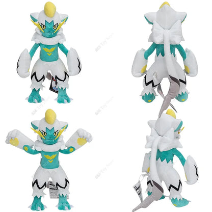 Pokémon Shiny Zeraora Plush Toy – Soft Stuffed Anime Doll, Cute Zeraora Collectible Ornament for Boys, Christmas Gift