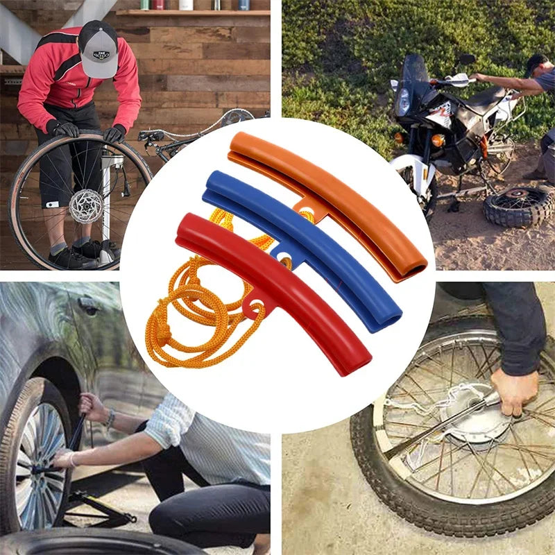 5PCS Wheel Rim Protector Set – Tire Changer Guard for Car, Motorcycle & Bicycle Wheels
