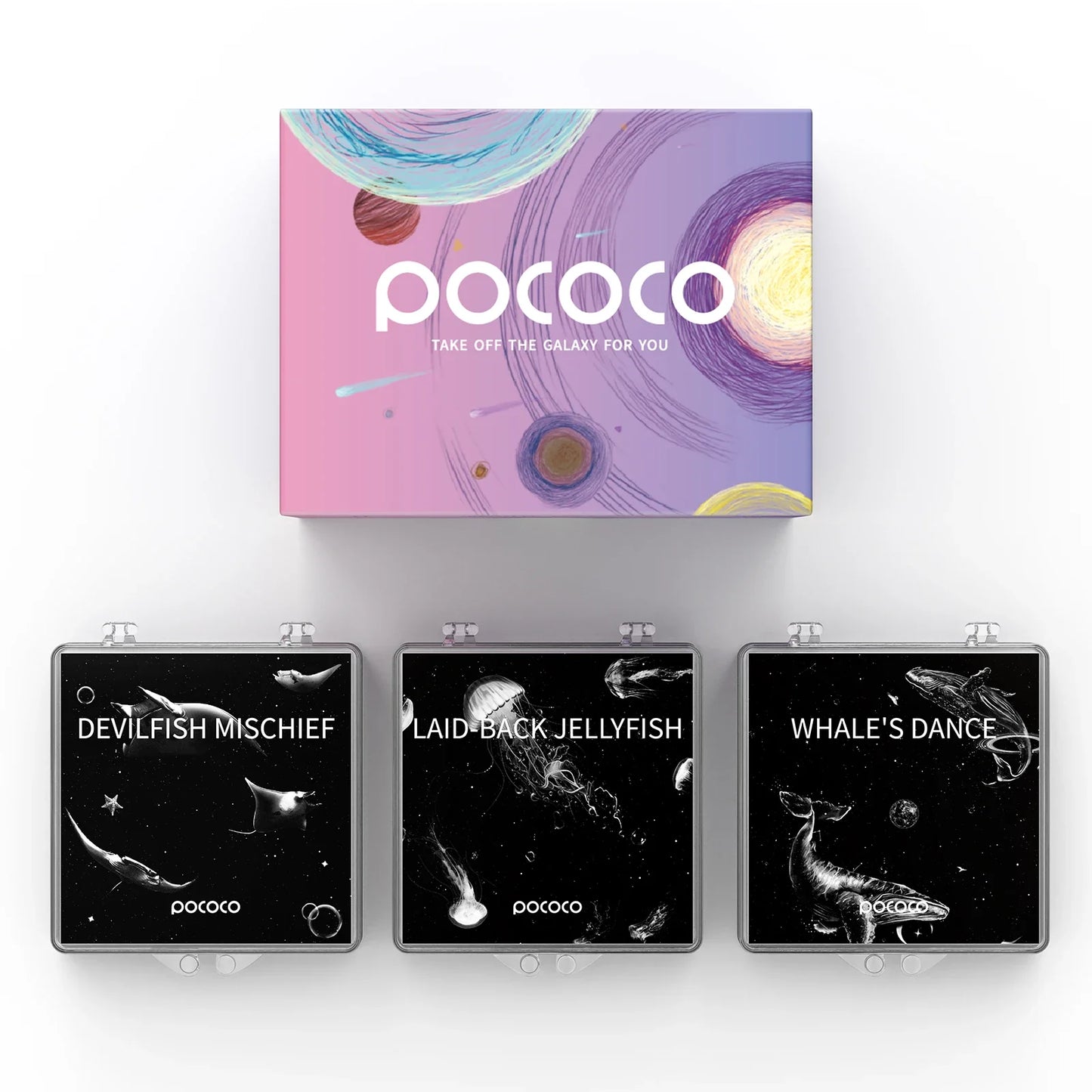 Deep Sea Marvels Discs for POCOCO Galaxy Projector – 5K Ultra HD, 3-Piece Set (Projector Not Included)