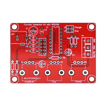 XR2206 Signal Generator DIY Kit – High Precision Sine, Triangle, Square Wave Output (1Hz–1MHz Adjustable)