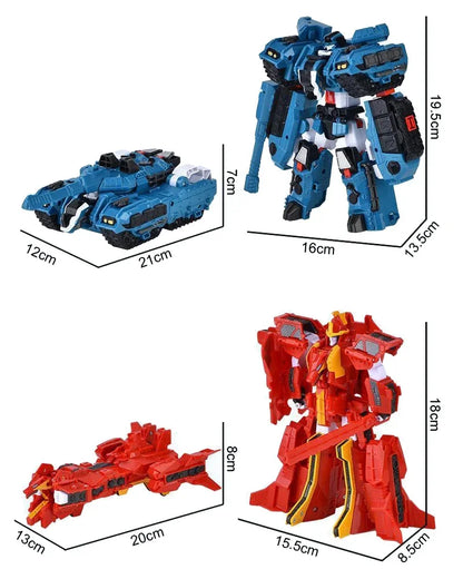 Galaxy Detectives Tobot Transformation Toy – Car to Robot Anime Figure, Korea Cartoon Deformation Tank Gift