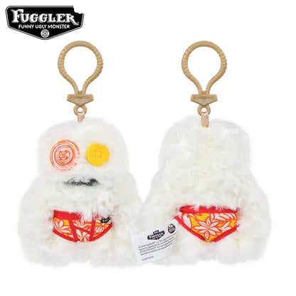 Original Fuggler Tooth Monster Keychain – Cute Wide-Eyed Plush Toy, Funny Ugly Monster Doll Pendant Gift