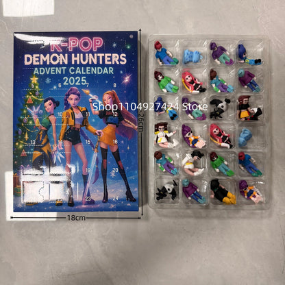New Kpop Demon Hunters 24-Day Advent Calendar — Rumi, Mira, Zoey & Tiger Christmas Countdown Gift