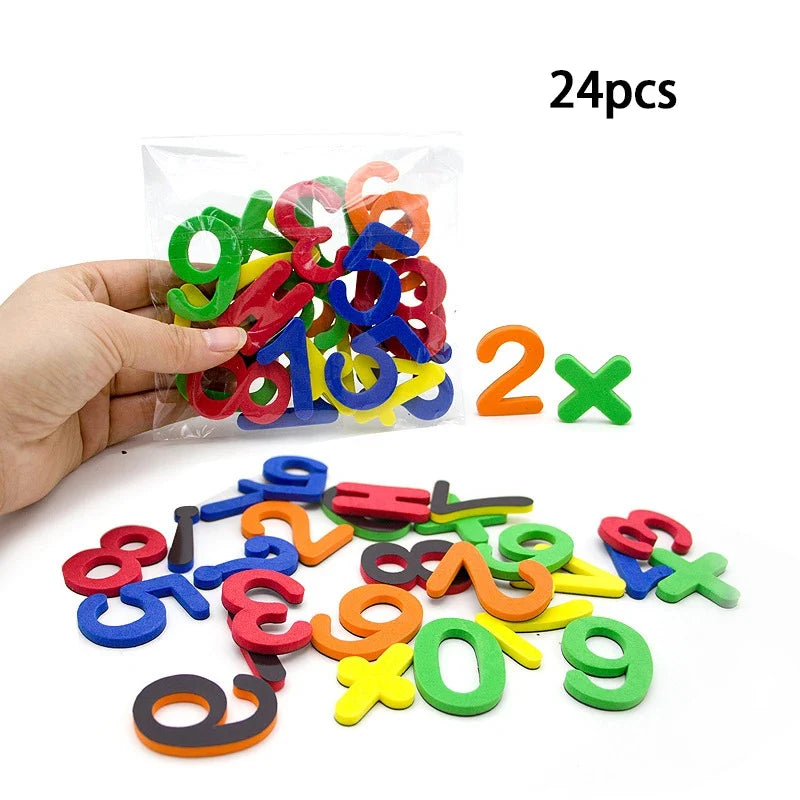 Magnetic Alphabet and Number Fridge Magnets - ABC 123 Educational Preschool Learning Toy Set