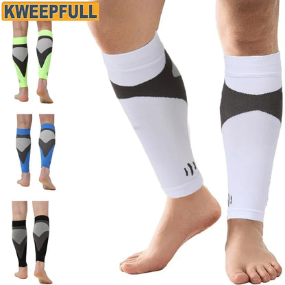 Compression Calf Sleeves for Men & Women – Footless Leg Support Socks for Running, Shin Splints & Pain Relief
