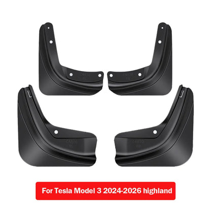 Tesla Model Y & Model 3 Highland Mud Flaps - All Weather Paint Protection Splash Guards