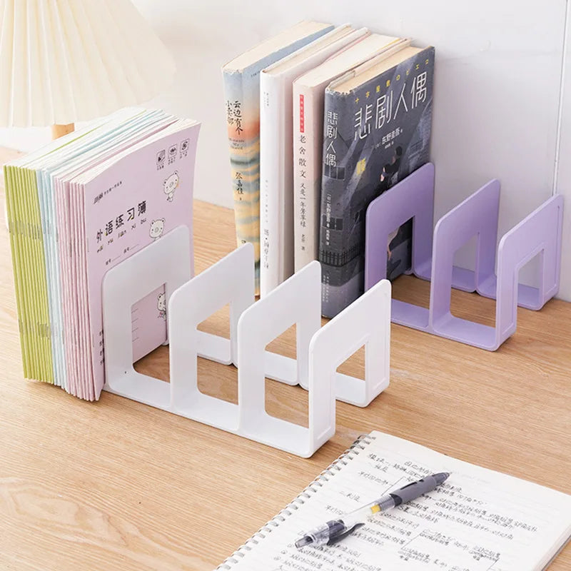 Multi-Function Bookshelf & Bookend Organizer – Desk Stand for Books, Magazines, CDs, Files, School & Office Supplies
