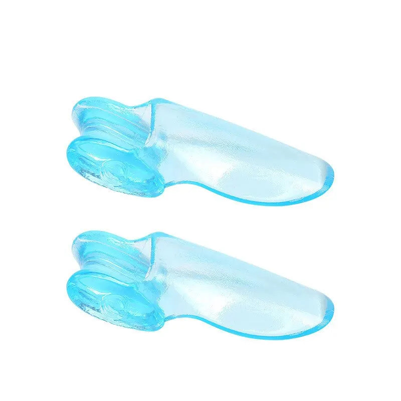 2PC Silicone Toe Splitter & Correction Device – Hallux Valgus Relief, Toe Sleeve for Large Foot Bone Separation, Manicure Tools