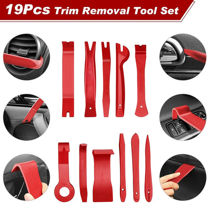 Car Interior Disassembly Kit – Plastic Trim Removal Tools & Clip Puller Set for DIY Auto Panel Work