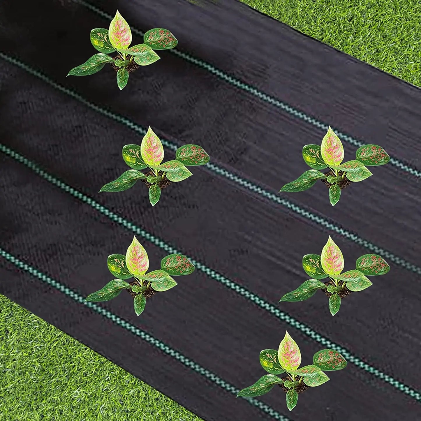 Heavy Duty Weed Barrier Fabric: Woven Control for Outdoor Rubber Floor Mats, Non-Slip Weed Block Ground Cover