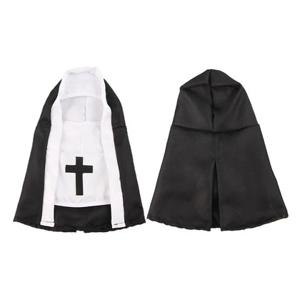 Funny Pet Costume for Cats & Small Dogs – Cross-Dressing COS Outfit for Photo Props & Dress-Up Fun