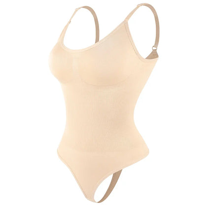 Women’s Tummy Control Shapewear Bodysuit - Butt Lifter Slimming Body Shaper for Invisible Under Dress Wear