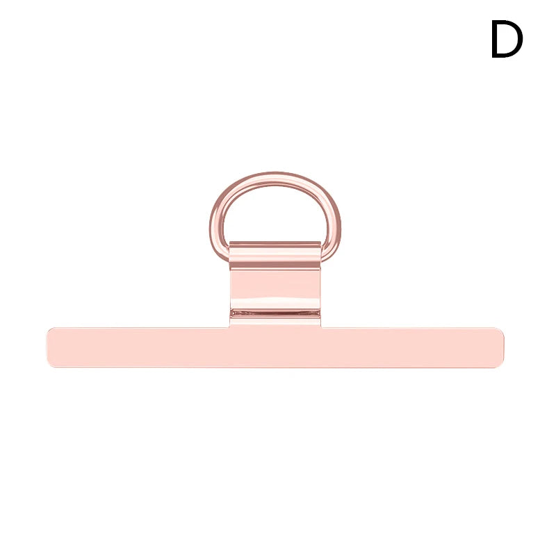0.3mm Metal Phone Tether Tab – 360° Rotating Phone Lanyard Patch Clip Replacement Hanging Strap Gasket Accessory