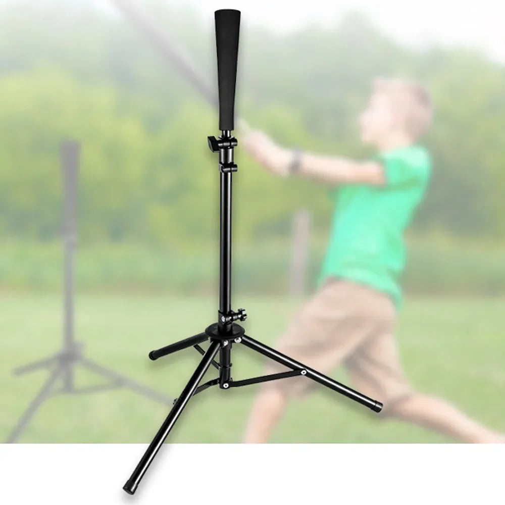 Adjustable Baseball Batting Tee – Portable Foldable Tripod Stand for Hitting Practice, Kids & Adults